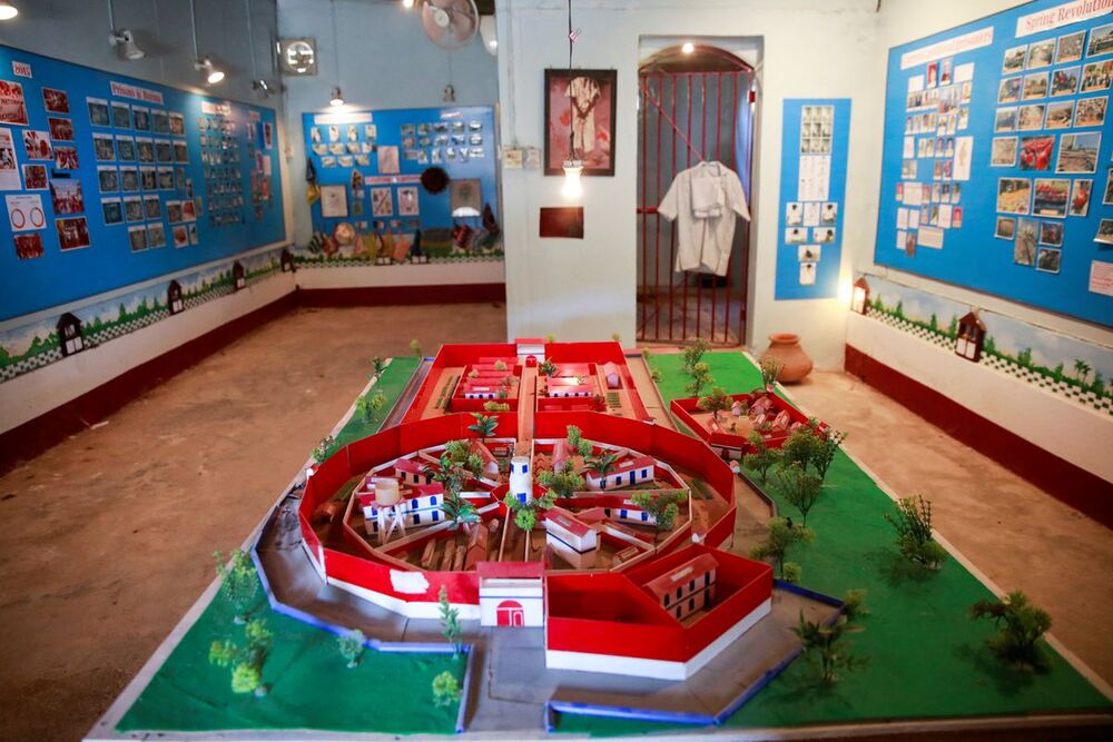 A model of Insein prison, where thousands of political prisoners have been detained, is seen at the Assistance Association for Political Prisoners (AAPP) office in Mae Sot, Thailand, January 26, 2022. (REUTERS/Soe Zeya Tun) A model of Insein prison, where thousands of political prisoners have been detained, is seen at the Assistance Association for Political Prisoners (AAPP) office in Mae Sot, Thailand, January 26, 2022. (REUTERS/Soe Zeya Tun)