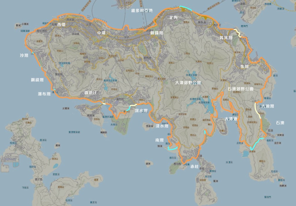 The Round-the-Island Trail (Source: Linn's blog)