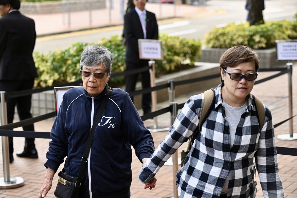 Sin Sin-hing, an octogenarian living in a unit on the 14th floor of Wang Tai House, testified on Thursday (March 26).
