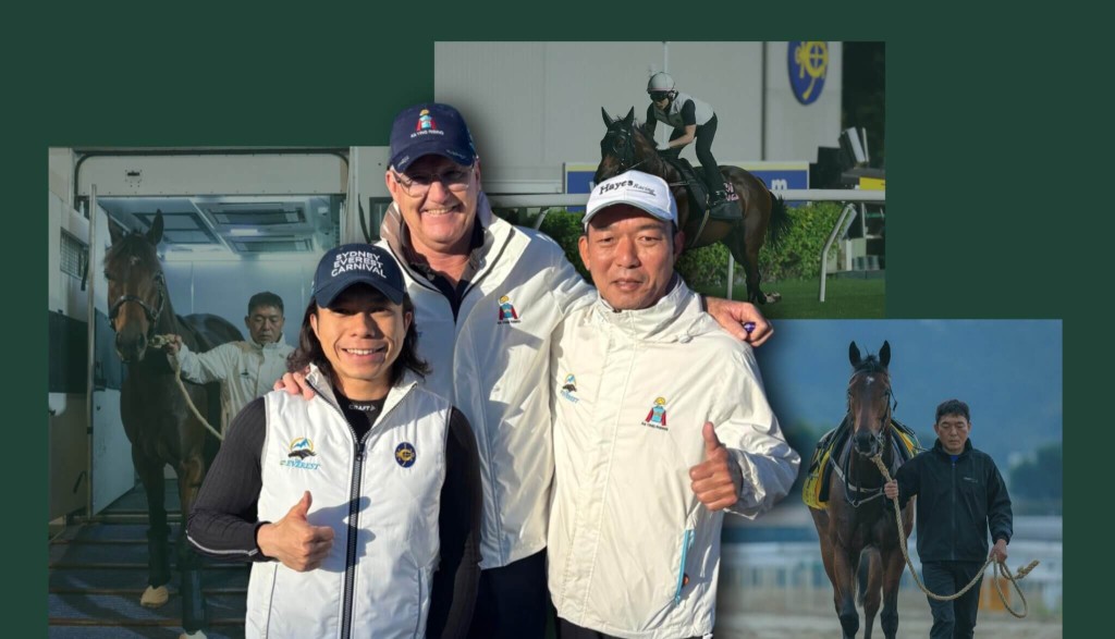 Roy Ip, David Hayes and Hao Chan, team Ka Ying Rising. 