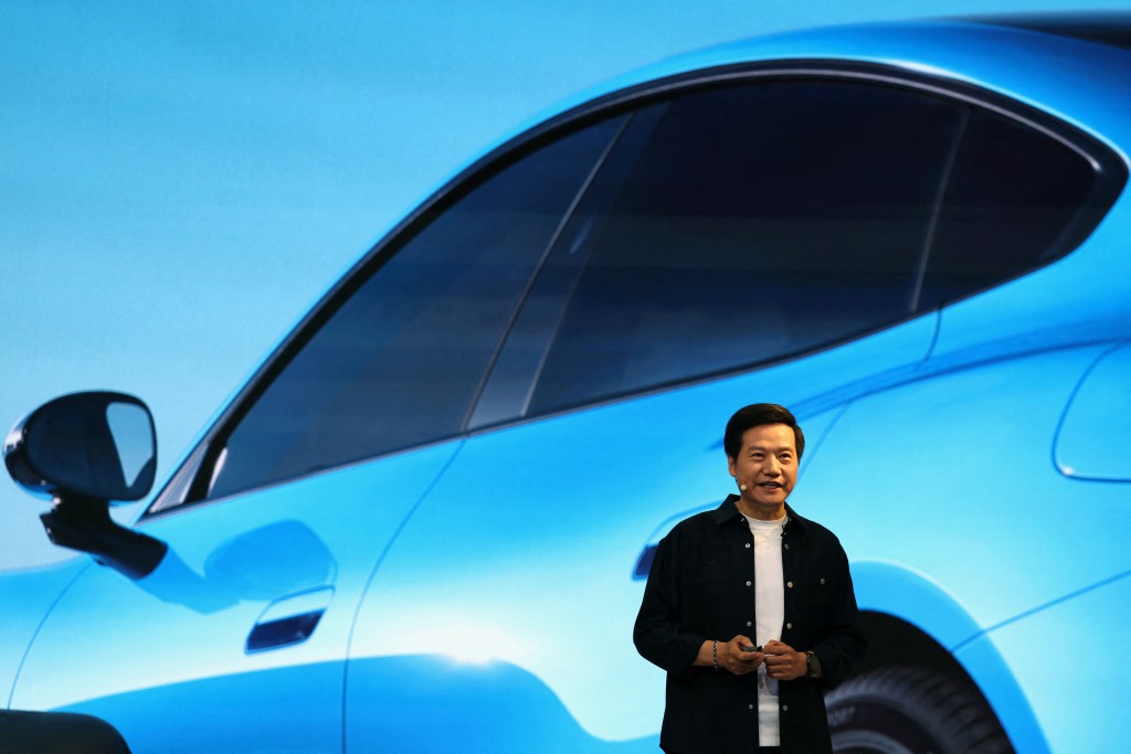 Xiaomi Founder and CEO Lei Jun attends the Beijing International Automotive Exhibition (Auto China), in Beijing, China April 24, 2026. REUTERS.