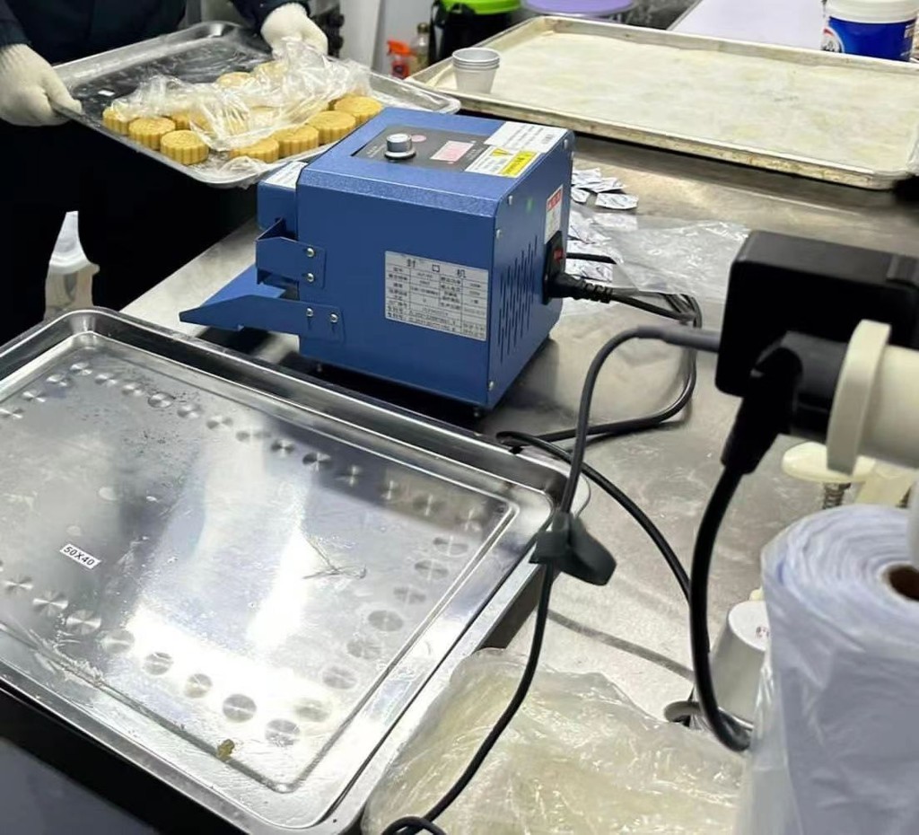 The mooncake production facility at an industrial building unit in Fo Tan in September 2023. The mooncake production facility at an industrial building unit in Fo Tan in September 2023.