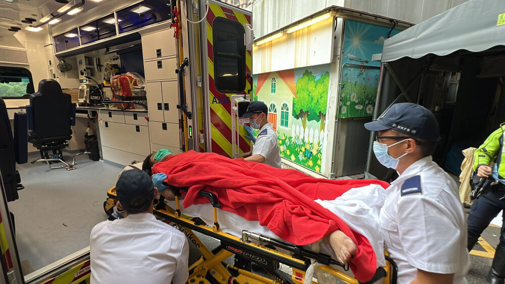 The arrested man who attacked Yu.