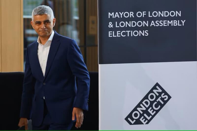 London mayor Sadiq Khan London mayor Sadiq Khan