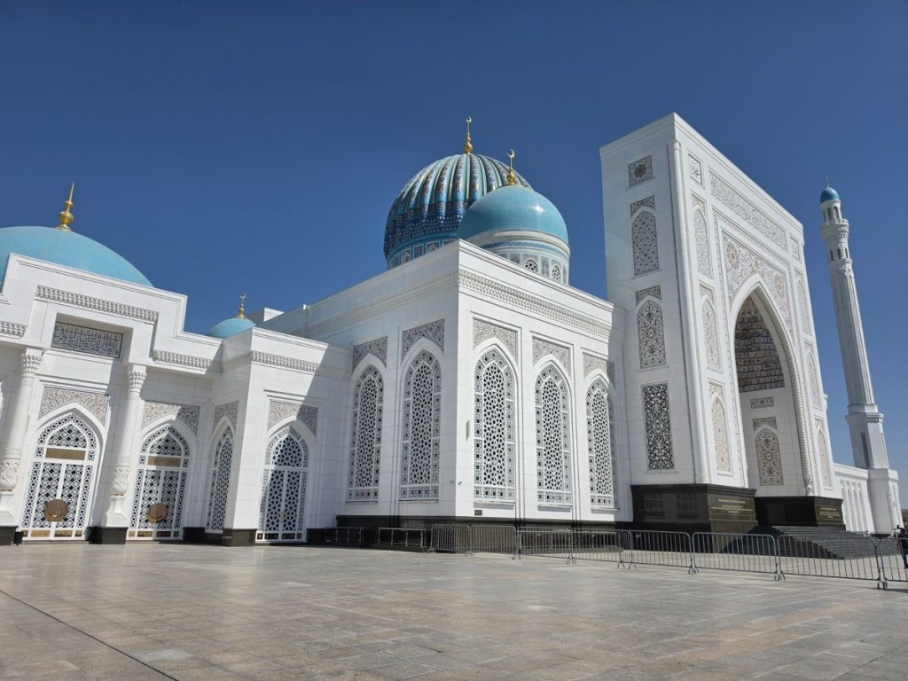 Imam Bukhari Mausoleum Complex in Samarkand.