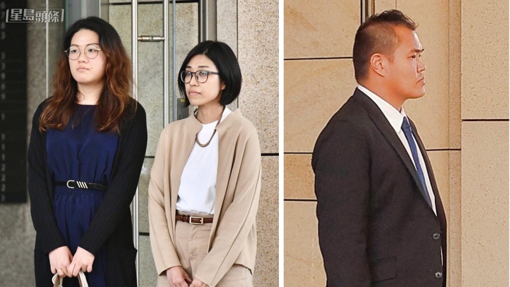 Chan's daughters (left) Lam Wai-wing (right)