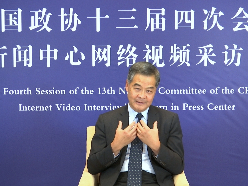 Leung Chun-ying says if Hong Kong continues with the current Legislative Council election and the chief executive election, it is very likely to allow foreign governments’ puppets to become Hong Kong’s leaders. Leung Chun-ying says if Hong Kong continues with the current Legislative Council election and the chief executive election, it is very likely to allow foreign governments’ puppets to become Hong Kong’s leaders.