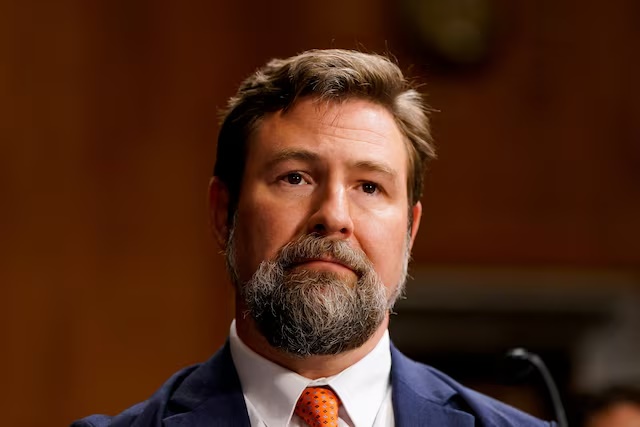 Michael Vance, nominee to be an Assistant Secretary of State for Intelligence and Research, participates in a US Senate Foreign Relations Committee nominations hearing in Washington, DC, US, June 18, 2026. REUTERS/Elizabeth Frantz/File Photo 