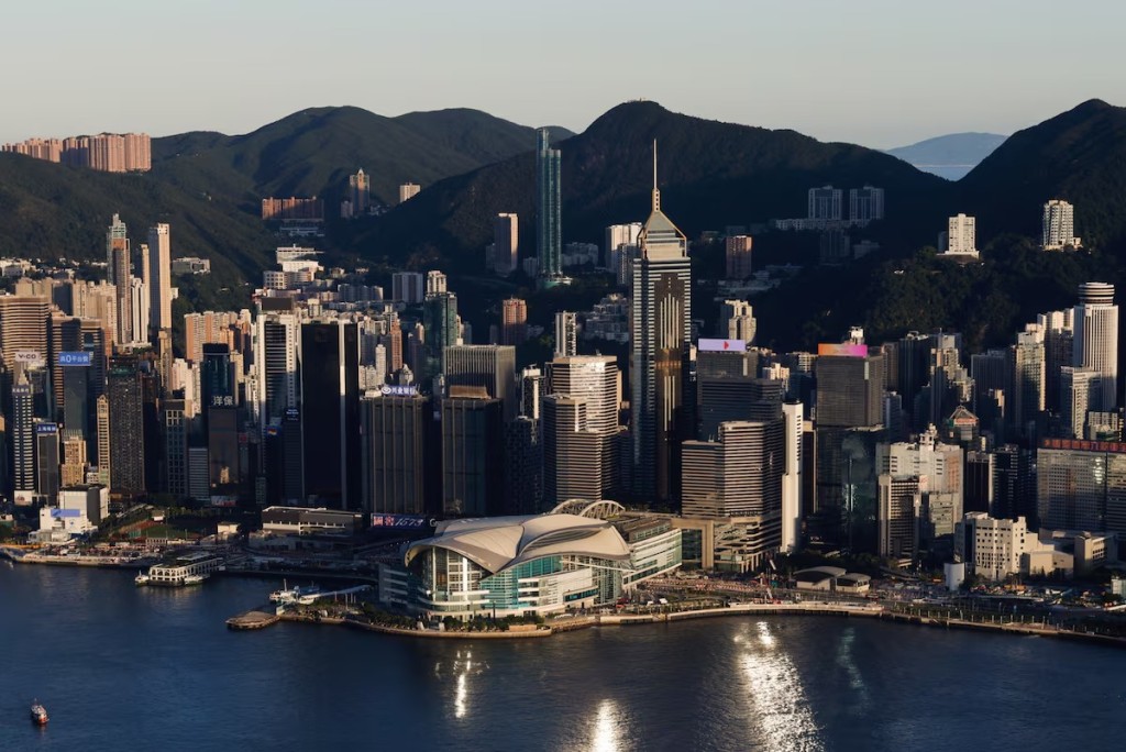 A general view of skyline buildings, in Hong Kong, China July 13, 2021. REUTERS