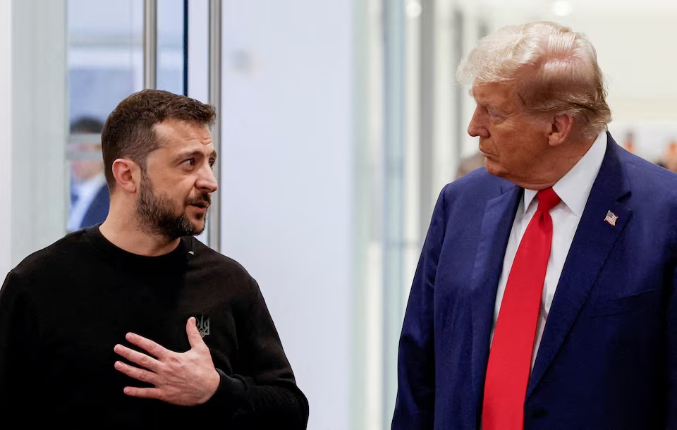 Donald Trump and Ukraine's President Volodymyr Zelenskiy meet at Trump Tower in New York City, U.S., September 27, 2024. (Reuters) Donald Trump and Ukraine's President Volodymyr Zelenskiy meet at Trump Tower in New York City, U.S., September 27, 2024. (Reuters)