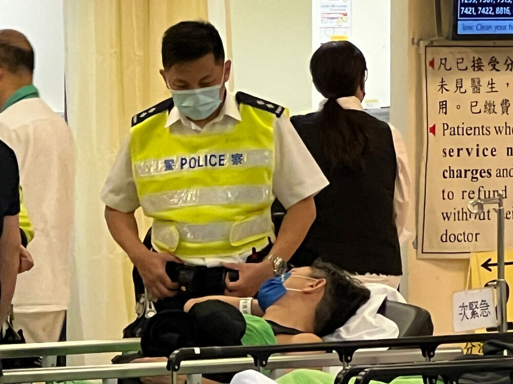 The senior police superintendent Thomas Yu Wai-leung.
