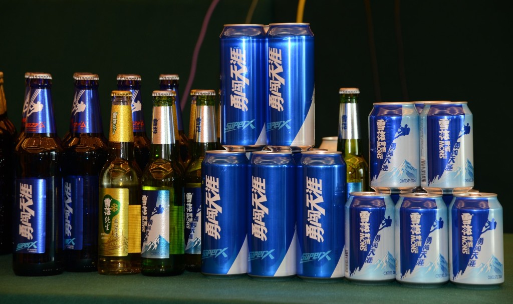 China Resources Beer products. SING TAO