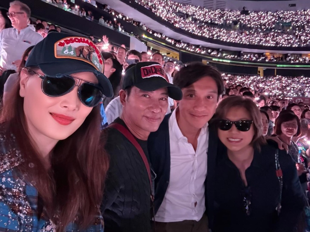 Simon Yam Tat Wah and wife Qiqi