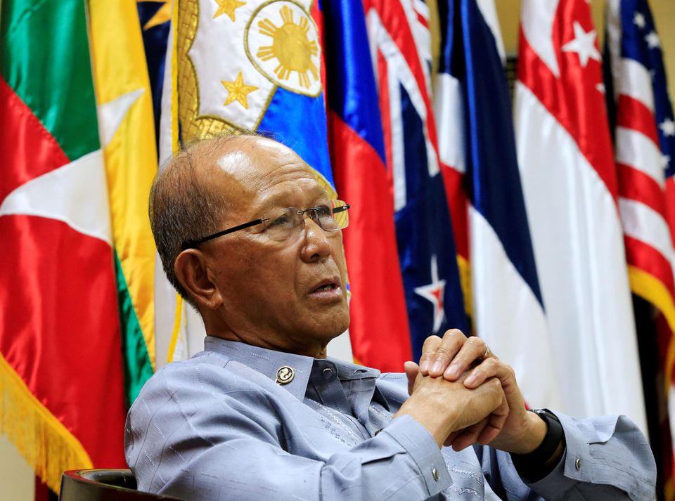 Philippine Defense Secretary Delfin Lorenzana. (Reuters) Philippine Defense Secretary Delfin Lorenzana. (Reuters)