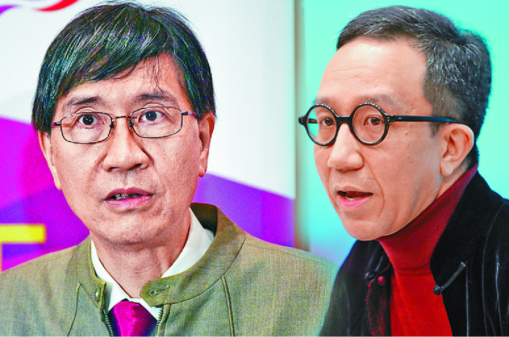 Yuen Kwok-yung and Gabriel Leung Yuen Kwok-yung and Gabriel Leung