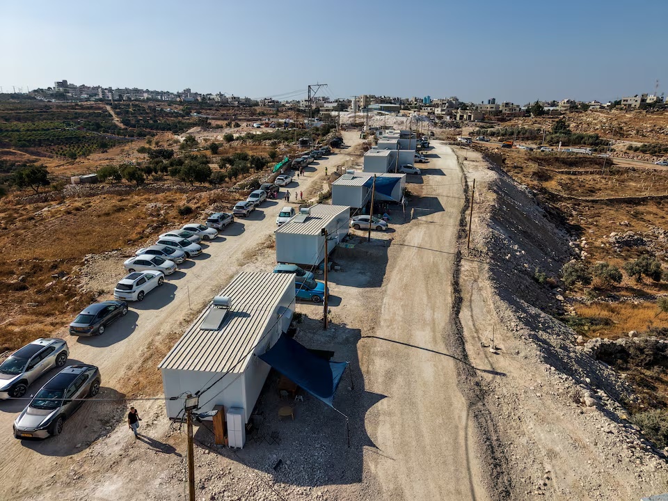 A drone view shows the new Israeli settlement of Maale Arugot, on the day of its inauguration ceremony in Gush Etzion, Israeli-occupied West Bank, September 2, 2026. REUTERS/ Dedi Hayun