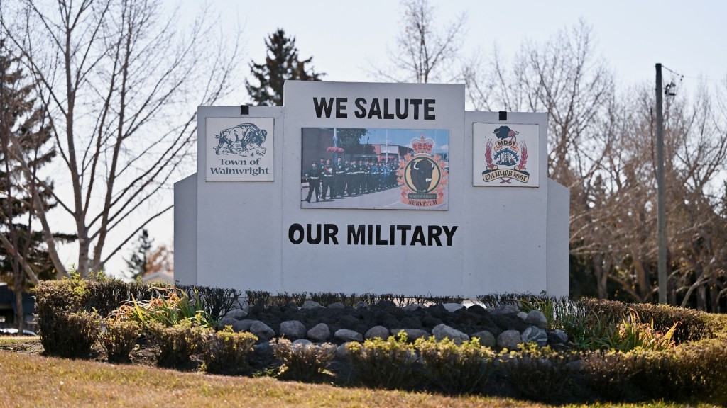 Scenes the day after a serious incident that resulted in a fire at Canadian Forces Base (CFB) Wainwright. Reuters