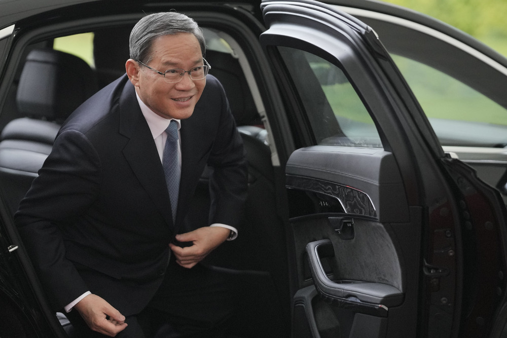 Chinese Premier Li Qiang. (AP) Chinese Premier Li Qiang. (AP)