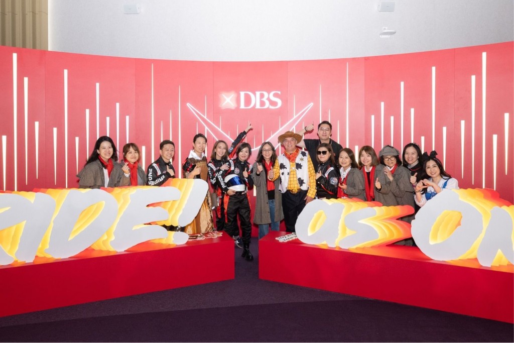 Paredes, center, and his colleagues at DBS Bank (Hong Kong)'s 2026 annual dinner. PARADES' LINKEDIN POST Paredes, center, and his colleagues at DBS Bank (Hong Kong)'s 2026 annual dinner. PARADES' LINKEDIN POST