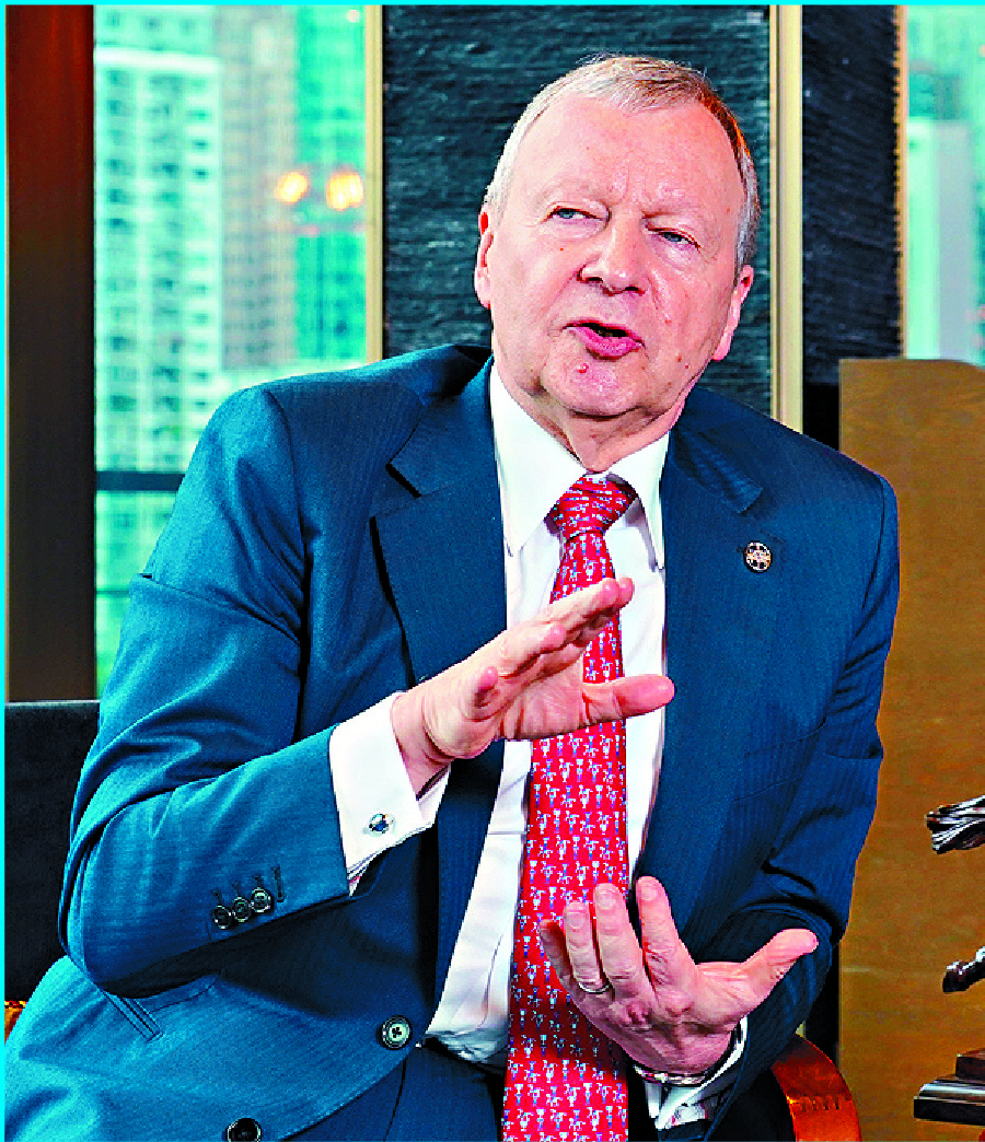 Winfried Engelbrecht-Bresges is optimistic about the potential for integration into the Greater Bay Area. SING TAO Winfried Engelbrecht-Bresges is optimistic about the potential for integration into the Greater Bay Area. SING TAO