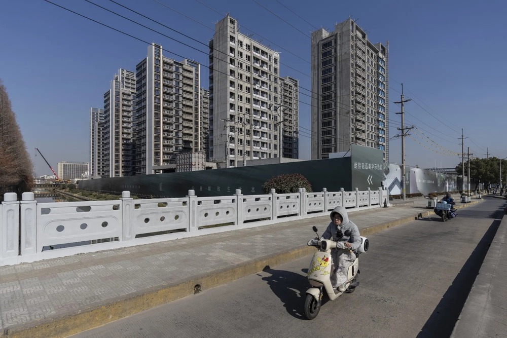 A China Vanke development in Shanghai. Bloomberg A China Vanke development in Shanghai. Bloomberg