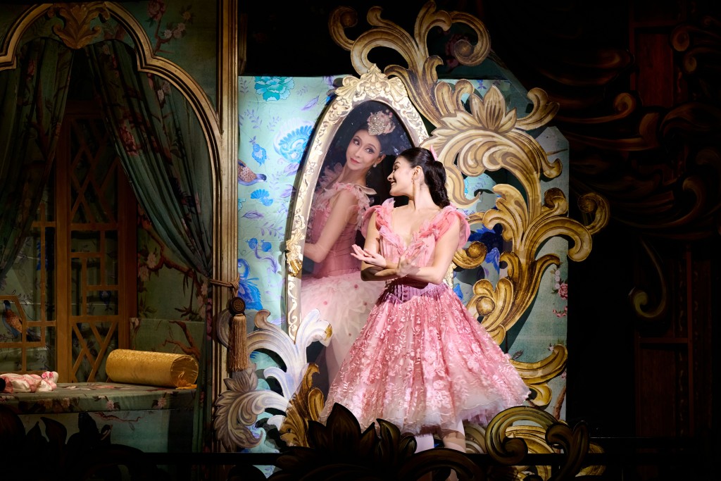 The production departs from the traditional European court setting, placing Clara’s Christmas Eve adventure in a historic Mid-Levels home.