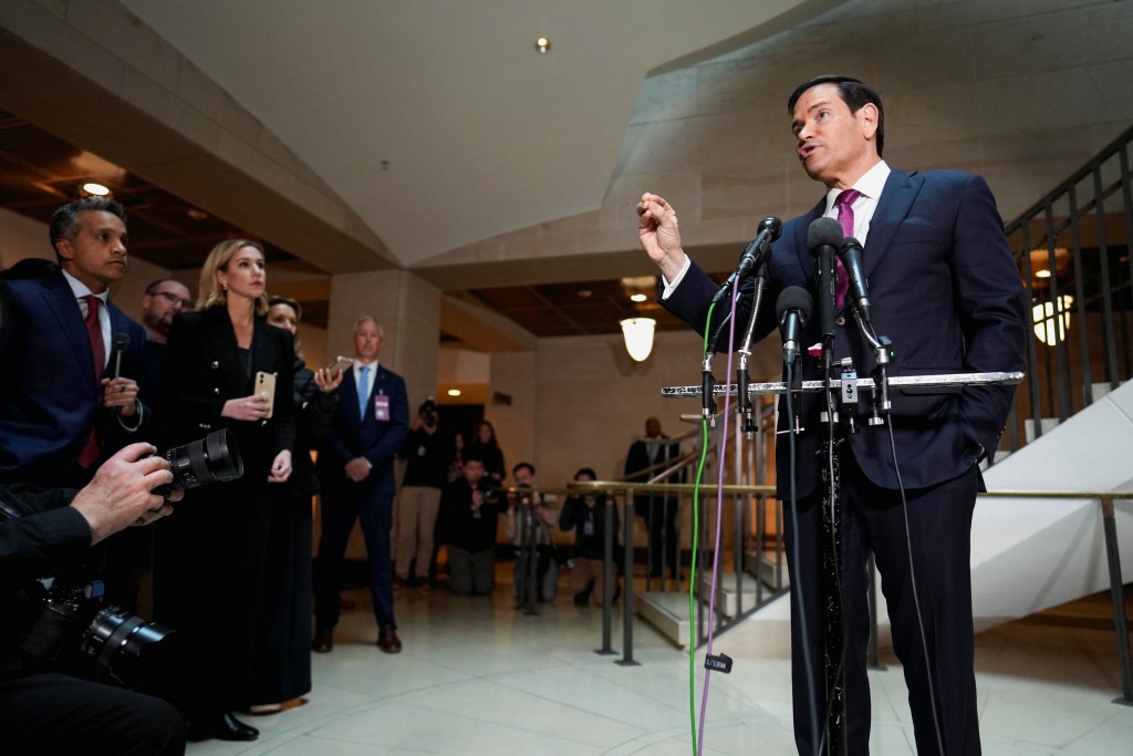 "The United States would not deliberately target a school," Rubio said. Reuters