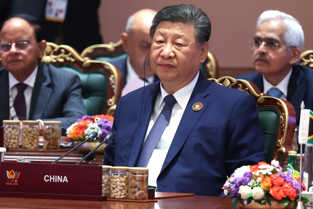 China's President Xi Jinping attends the 18th BRICS Summit in New Delhi on September 13, 2026. (AFP)