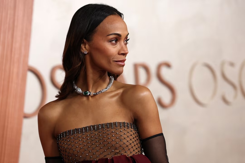 Best Supporting Actress goes to Zoe Saldana, 'Emilia Perez'