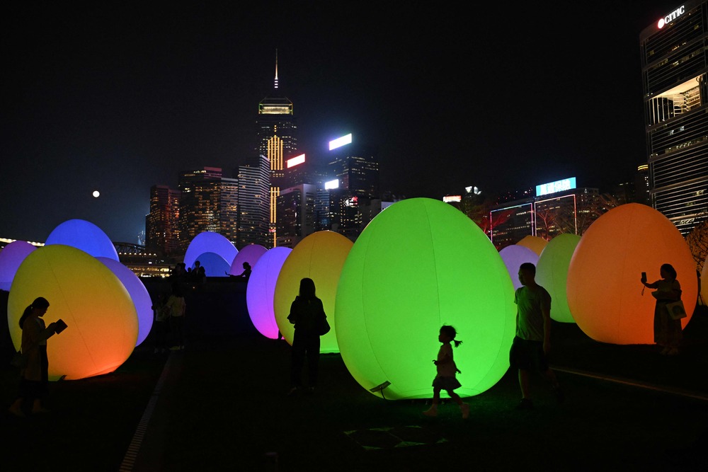 The installation has attracted over 900,000 visitors since March. AFP The installation has attracted over 900,000 visitors since March. AFP