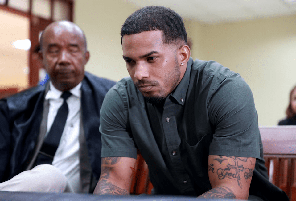  Dominican professional baseball player Wander Franco attends his trial for sexually abusing a minor, in Puerto Plata, Dominican Republic June 26, 2025. REUTERS/Erika Santelices