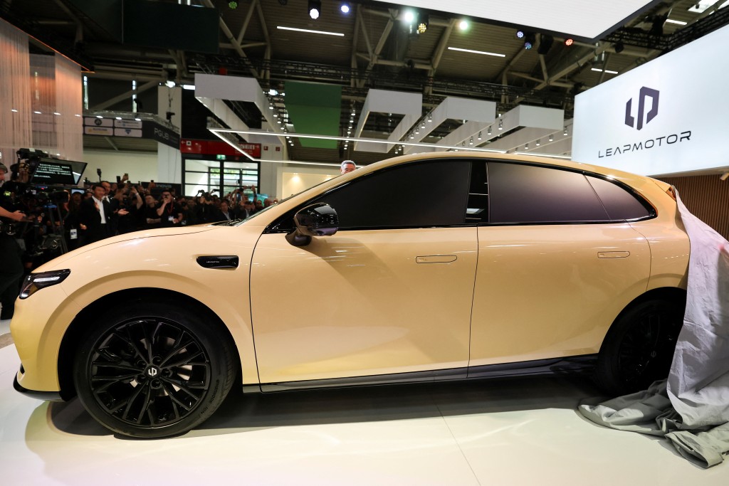 Leapmotor unveils the Lafa 5, on the press and media day of the IAA auto show in Munich, Germany, September 8, 2025.   REUTER