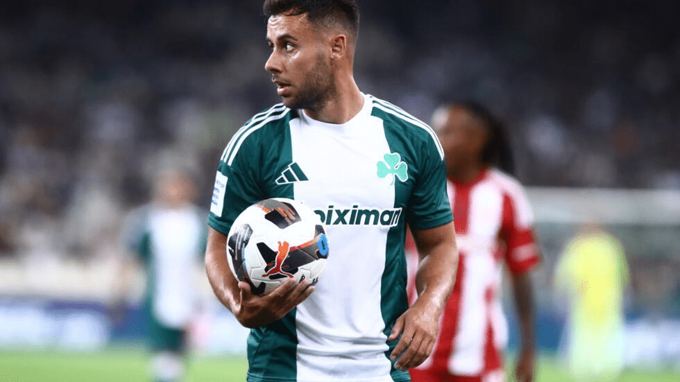 Dead at 31: Panathinaikos defender George Baldock playing on Sunday © - / Eurokinissi/AFP Dead at 31: Panathinaikos defender George Baldock playing on Sunday © - / Eurokinissi/AFP