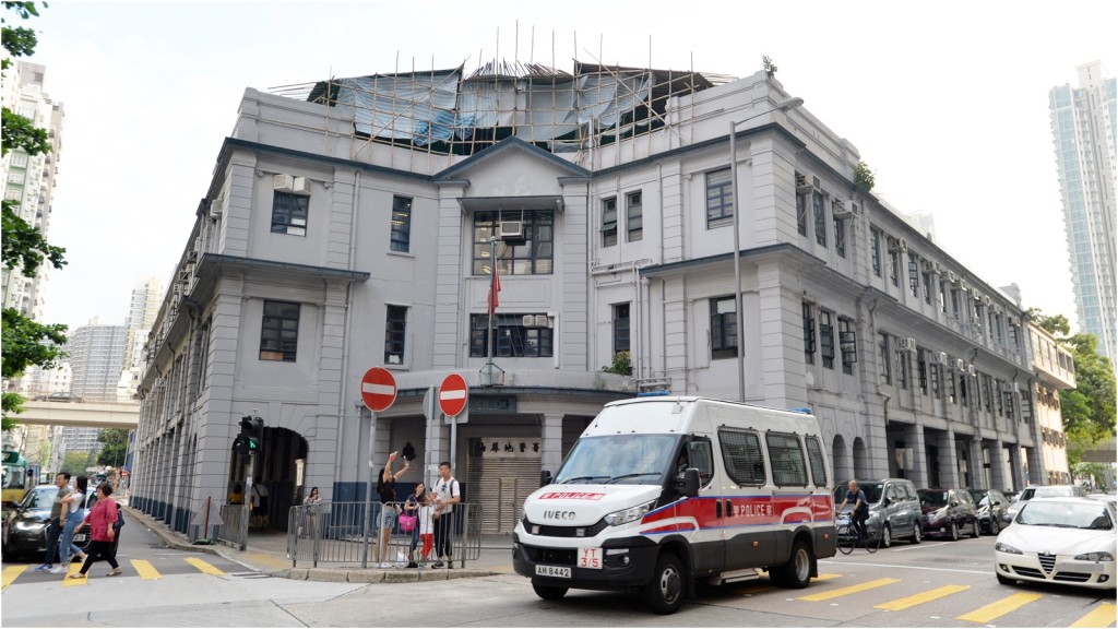 Hong Kong's old Yau Ma Tei police station. (File)