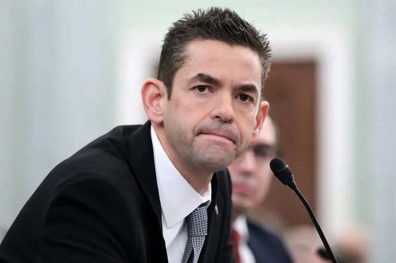 Jared Isaacman, U.S. President Donald Trump's nominee to be administrator of the National Aeronautics and Space Administration (NASA), testifies during a Senate Commerce, Science, and Transportation confirmation hearing on Capitol Hill in Washington, D.C., U.S., December 3, 2025. REUTERS/Jonathan Ernst