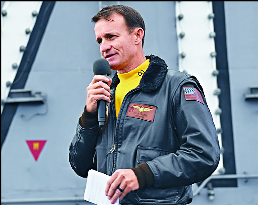 Captain Brett Crozier was fired after imploring his superiors to let him quickly vacate his ship. AP Captain Brett Crozier was fired after imploring his superiors to let him quickly vacate his ship. AP