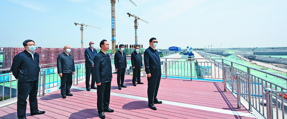 RISING FROM GROUND ZERO: During his visit, the President hailed Xiongan as a national project of millennial significance. RISING FROM GROUND ZERO: During his visit, the President hailed Xiongan as a national project of millennial significance.