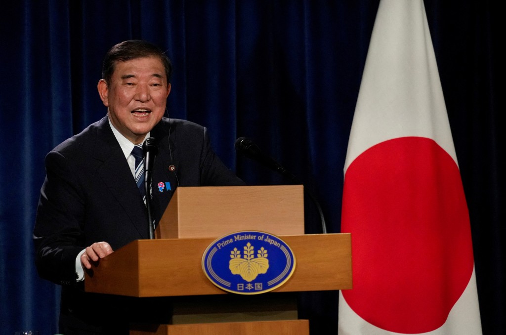 Japanese Prime Minister Shigeru Ishiba holds a press conference after the G7 Leaders' Summit, in Calgary, Alberta, Canada, June 17, 2025. (Reuters)