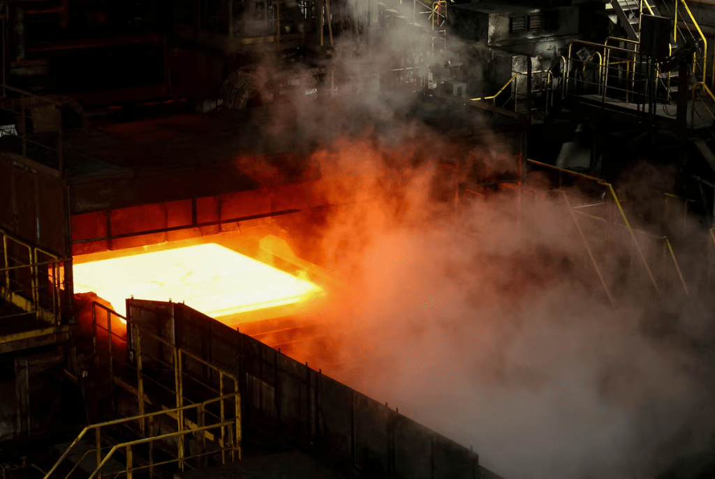 A production line at a plate rolling mill is seen at Nippon Steel's East Nippon Works Kimitsu Area plant in Kimitsu, east of Tokyo, Japan May 26, 2025. REUTERS/Issei Kato/File Photo