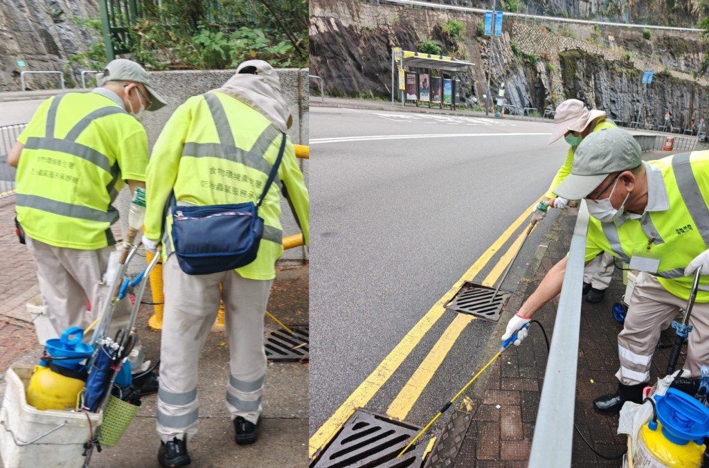 Authorities stepped-up anti-mosquito operations at Tung Hei Court in Shau Kei Wan on Friday (Nov 14).