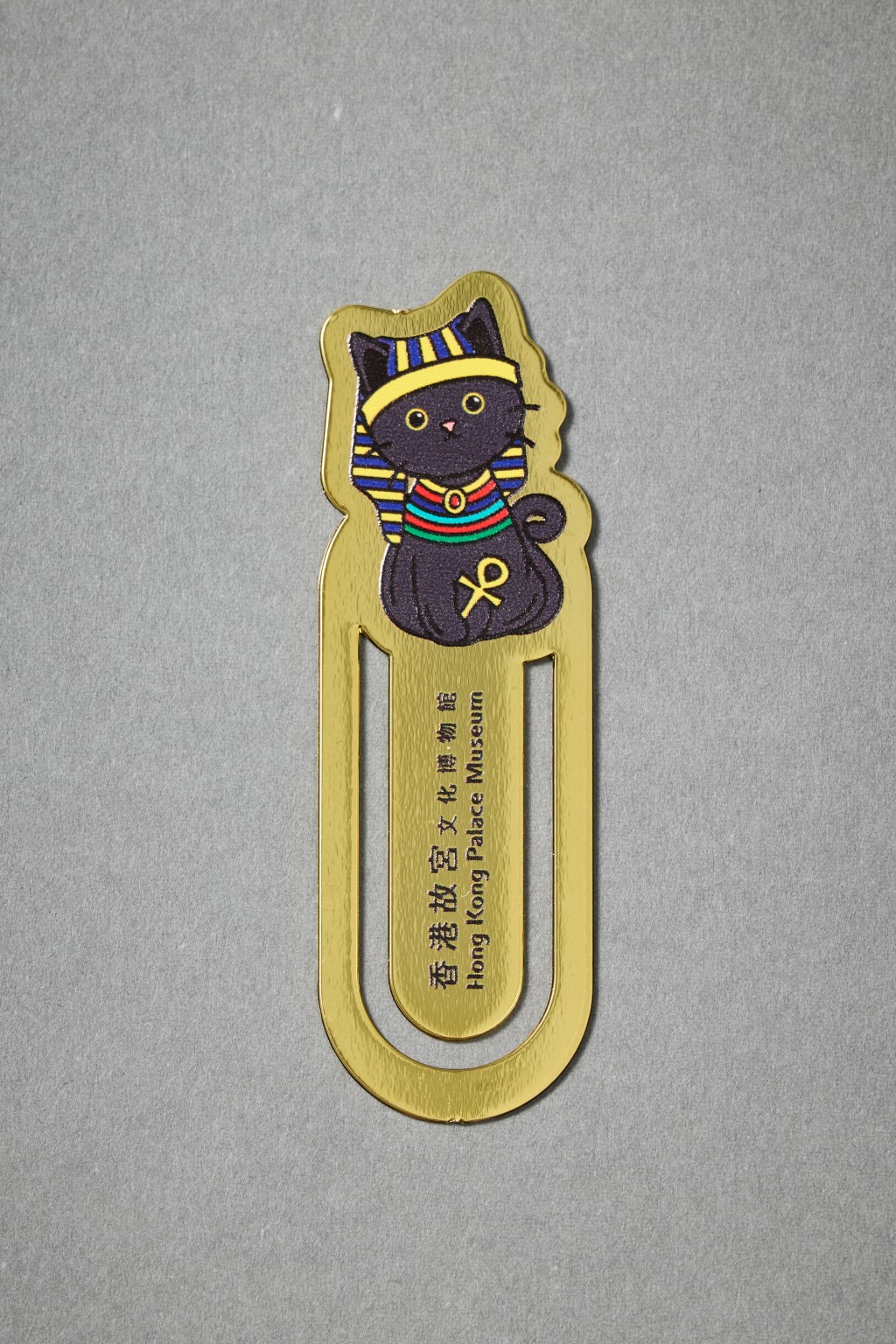 Pharaoh Cat Metal Bookmark (HK$28)