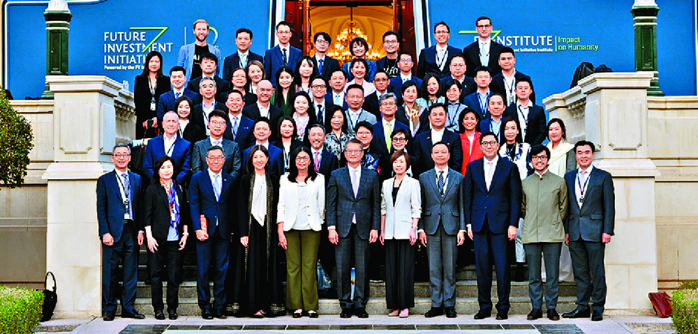 Paul Chan with the delegation in Riyadh. Paul Chan with the delegation in Riyadh.