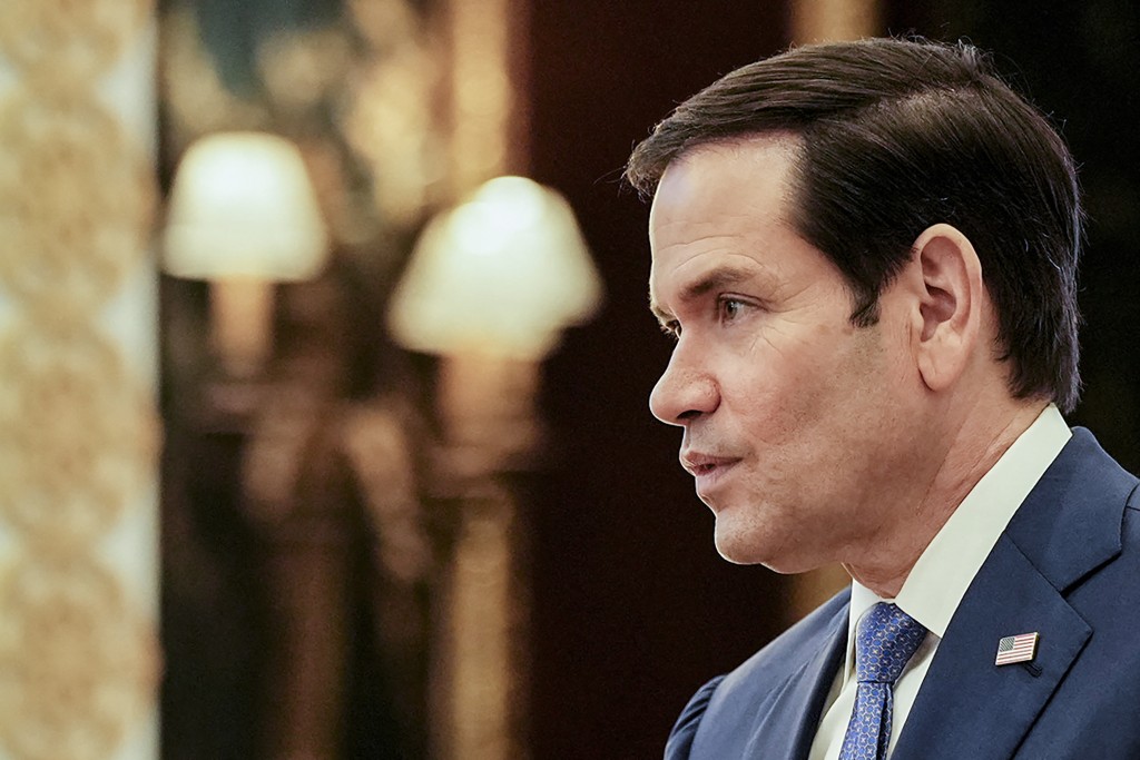 Photo by ERIC LEE / POOL / AFP  US Secretary of State Marco Rubio arrives to attend a meeting with foreign ministers of the Gulf Cooperation Council Member States during his visit to the Middle East to discuss the interim deal between the US and Iran with Arab Gulf allies, in Manama on June 25, 2026.