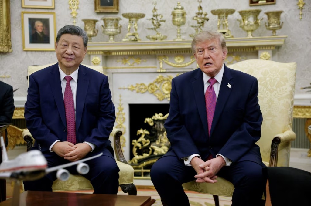  US President Donald Trump meets Chinese President Xi Jinping in the Oval Office at the White House in Washington, D.C., US, September 24, 2026. REUTERS/Evan Vucci
