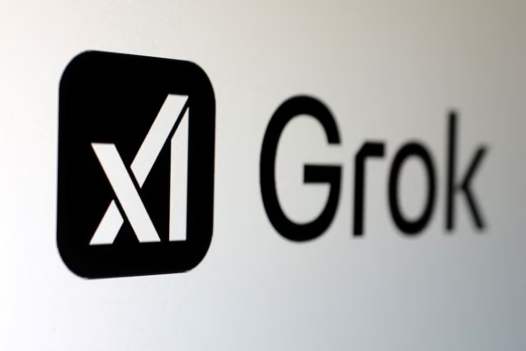  xAI and Grok logos are seen in this illustration taken, February 16, 2025. REUTERS/Dado Ruvic/Illustration