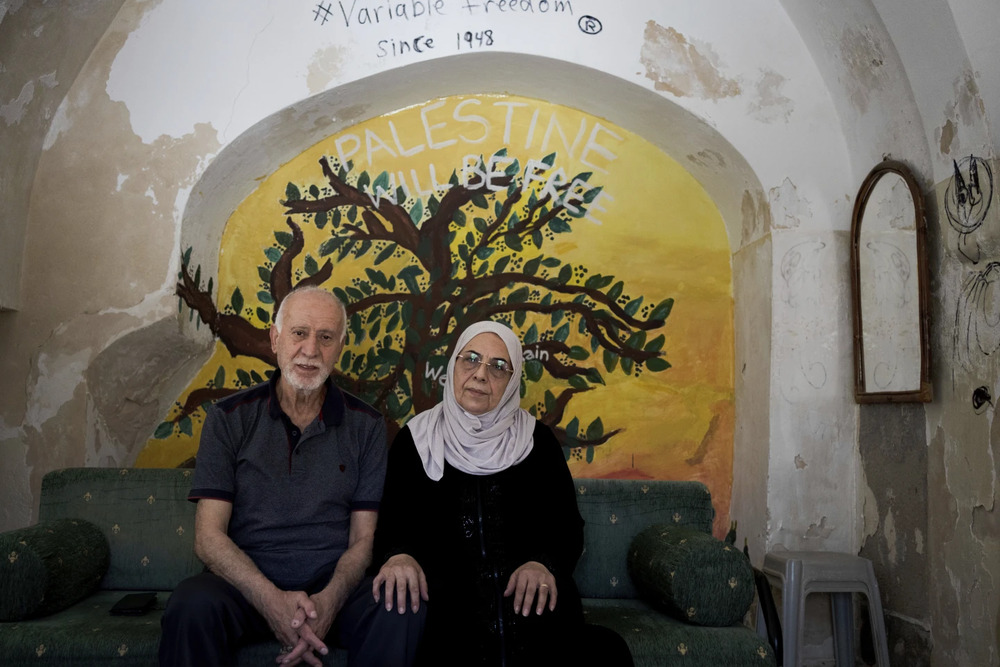 As the last remaining Palestinians in a building filled with Israeli settlers, the Ghaith-Sub Labans have battled Israeli attempts to evict them from their Old City home for over 45 years. (AP) As the last remaining Palestinians in a building filled with Israeli settlers, the Ghaith-Sub Labans have battled Israeli attempts to evict them from their Old City home for over 45 years. (AP)