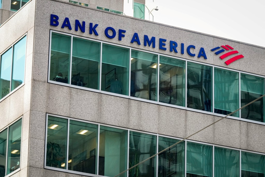 Bank of America's logo adorns the facade of its office in downtown Toronto, Ontario, Canada, September 8, 2026. REUTERS/Arlyn McAdorey