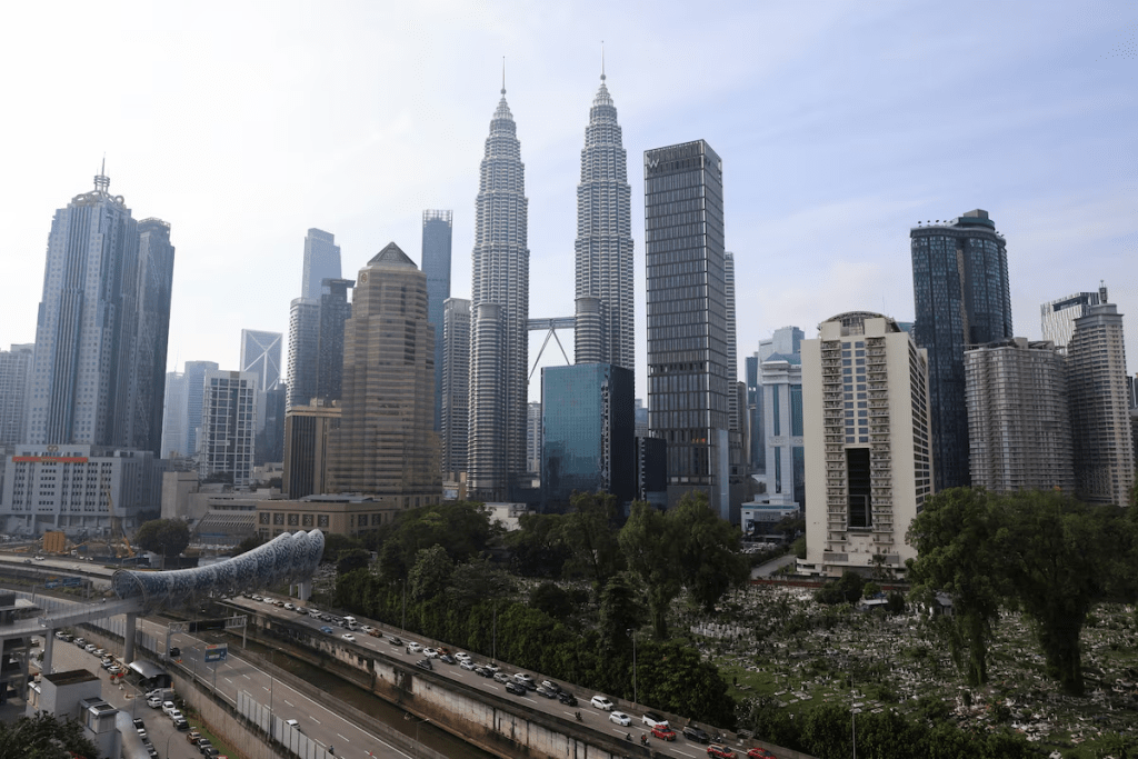 A view of Kuala Lumpur's skyline, in Malaysia July 31, 2025. REUTERS/Hasnoor Hussain/File Photo 