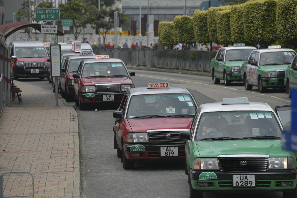 Flag fall will increase to HK$27 for red taxis, HK$23.50 for green taxis and HK$22 for blue taxis. Flag fall will increase to HK$27 for red taxis, HK$23.50 for green taxis and HK$22 for blue taxis.