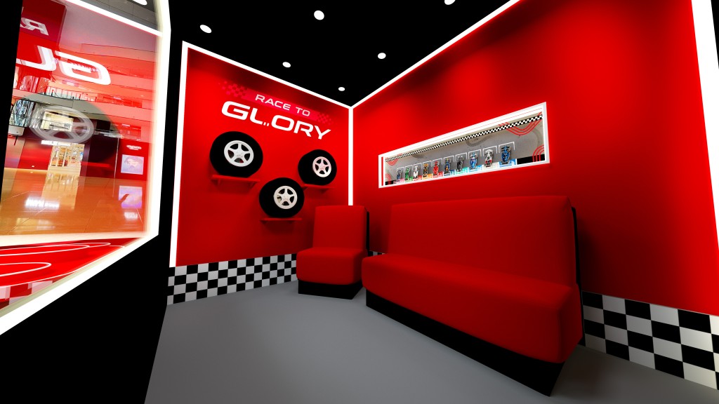 A recreated Cooldown Room